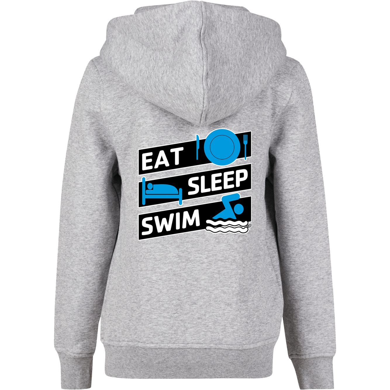 Kinder Hoodie "Eat Sleep Swim"